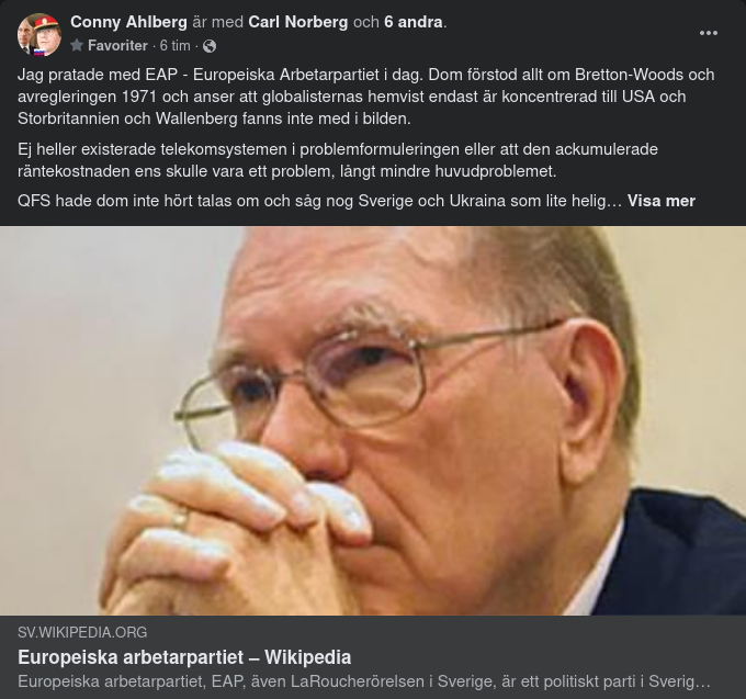 Ahlberg Pratade Med EAP