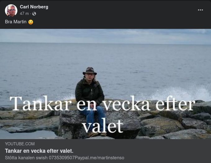 Stensö Tänker En Vecka Efter Valet