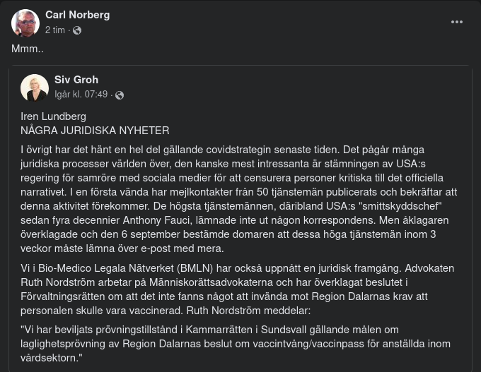 Juridiken & Covidiotin