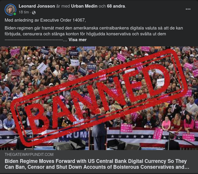 Underlivsporslinet Går Framåt Med US-CBDC