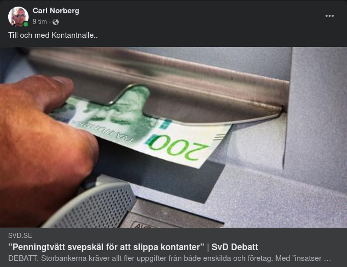 Kontantnalle & Bankmakten