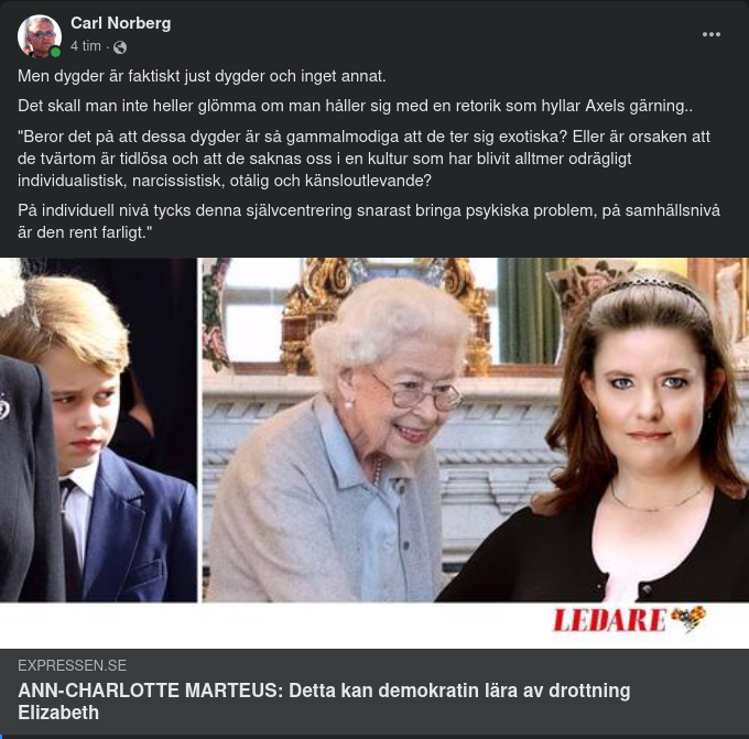 Om - Kungliga - Dygder I Expressen