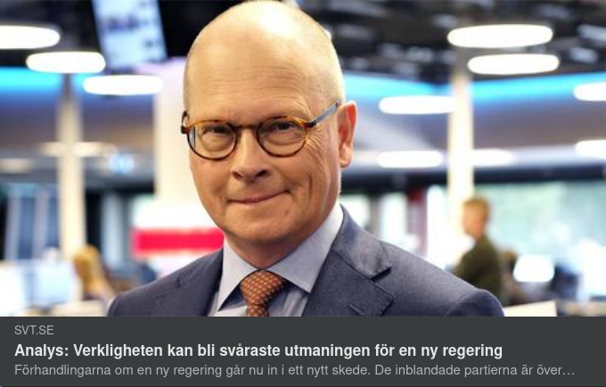 Knutsson Ser Verklighetsutmanad Regering