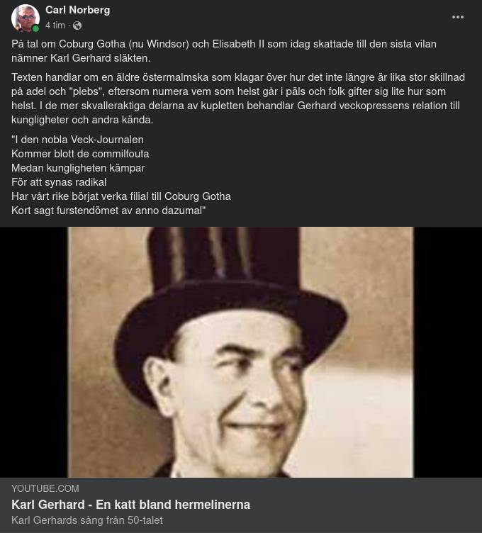 En Katt Bland Hermelinerna - Carl Gerhard