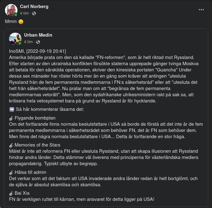 Ryssriktad FN-Reform...