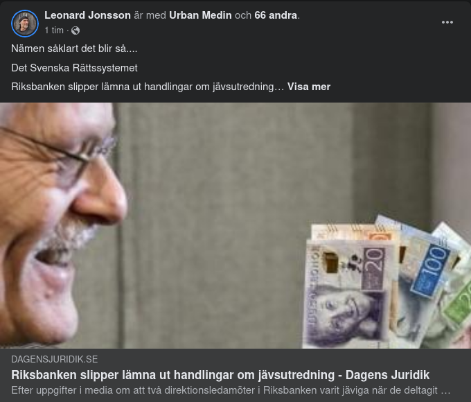 Dold Jävsutredning Om Riksbanken
