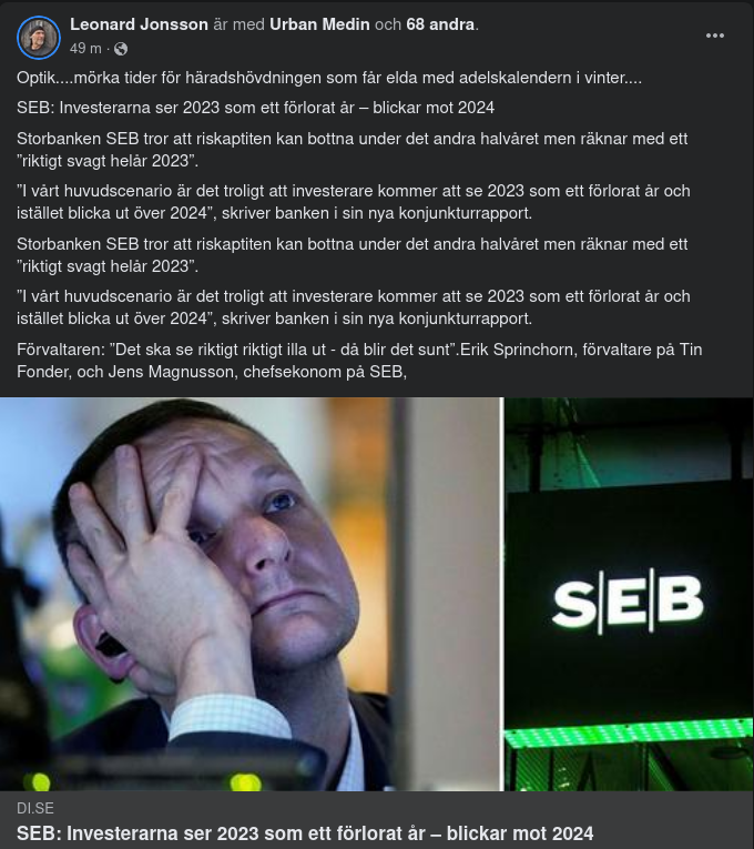 SEB Ser 2023 Som Förlorat