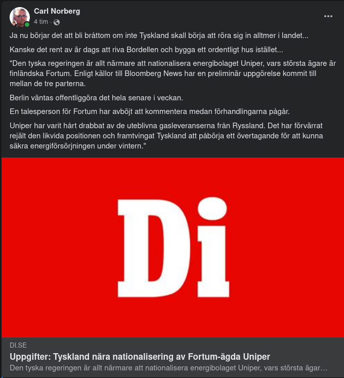 Tyskland Närmar Sig Nationalisering