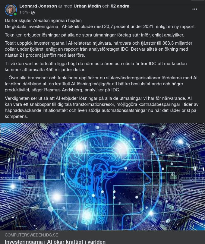 Höjdskjutande AI-Satsningar