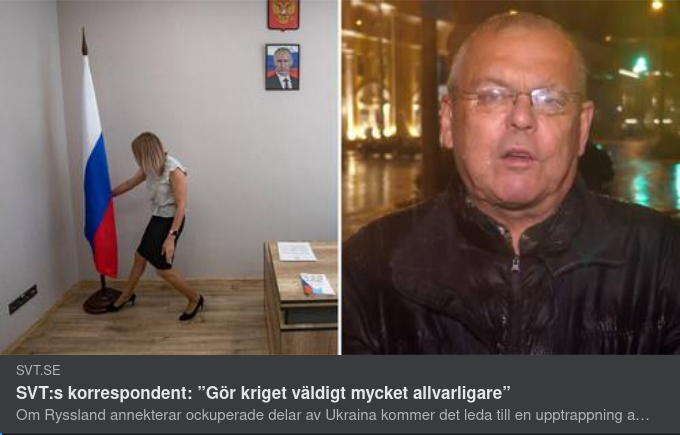 Allvarligare Krig Om Ryssland Annekterar