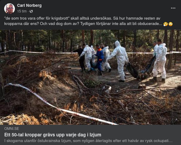 Uppgrävda Kroppar I Izjum