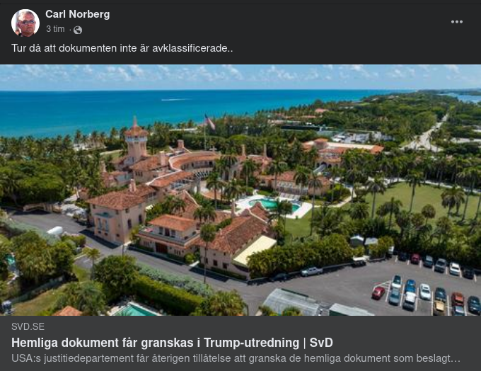 Hemliga Eller Avklassificerade?..