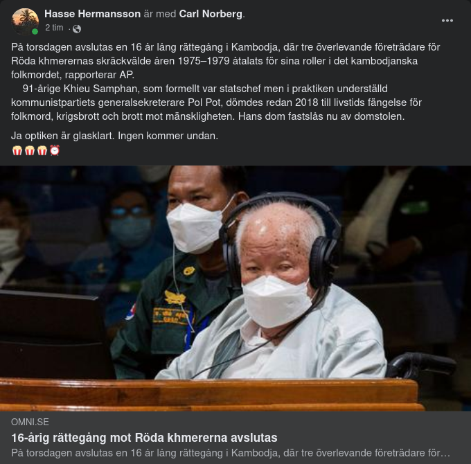 Avslut På Rättegång För Röda Khmererna