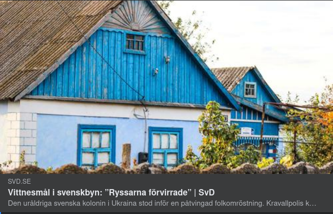 Rapport Från Gammalsvenskby