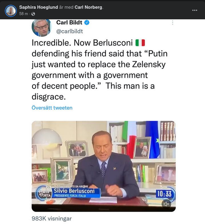 Bildsköne Kalle & Berlusconi