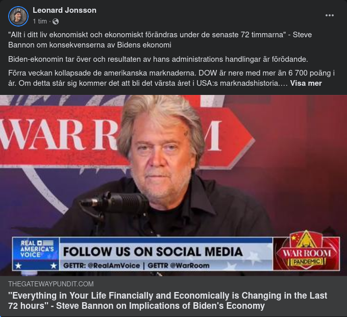 Bannon & Navarro Om Ekonomin