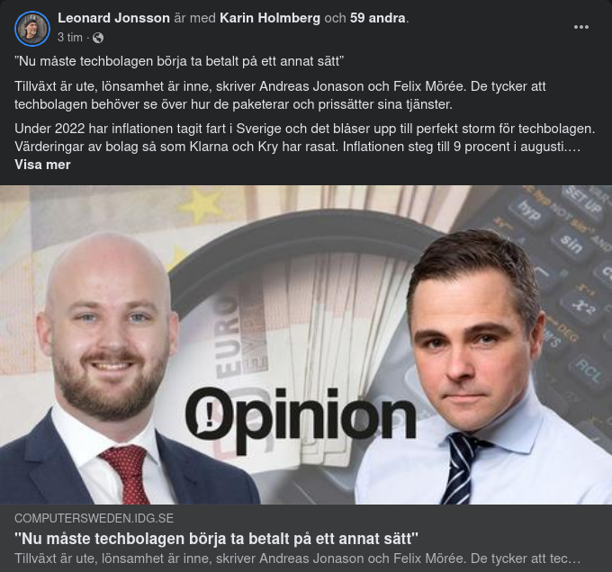 Techbolagen & Ekonomin Utan Skuldmättnad