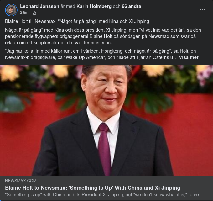 Något På Gång I Kina?..