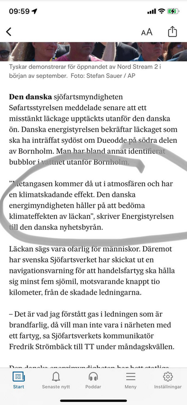 Läckans Klimateffektsbedömning