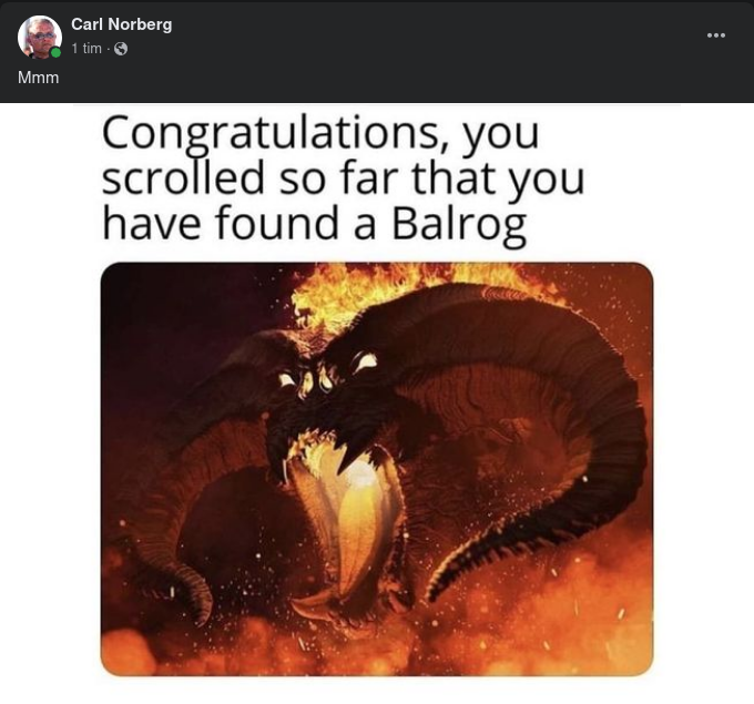 Framscrollad Balrog