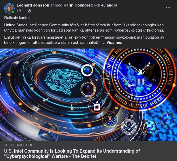 Reflexiv Kontroll & Masspersonlig Social Ingenjörskonst