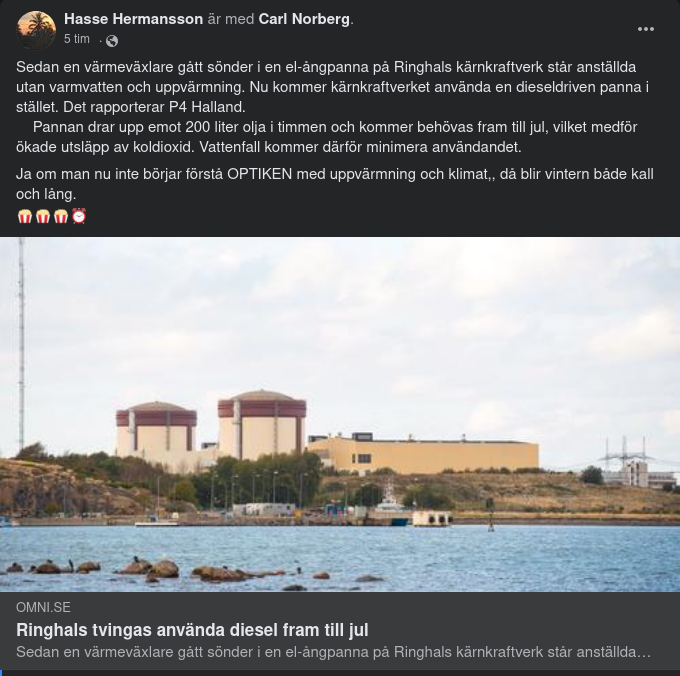 Dieselanvändande Ringhals