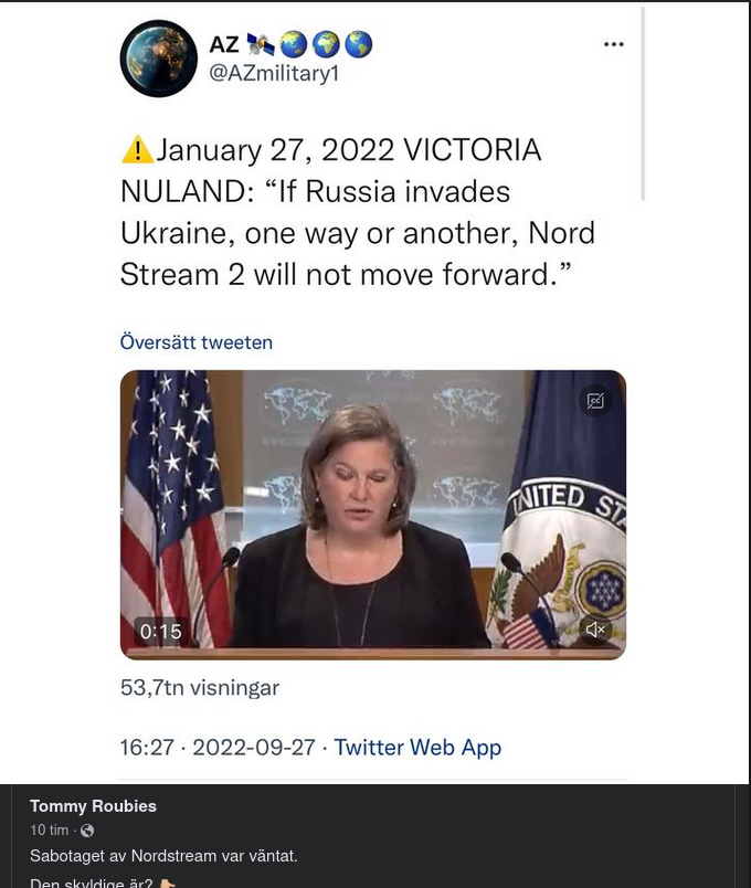 Nuland & Biden Tidigare Om Nord Stream 2