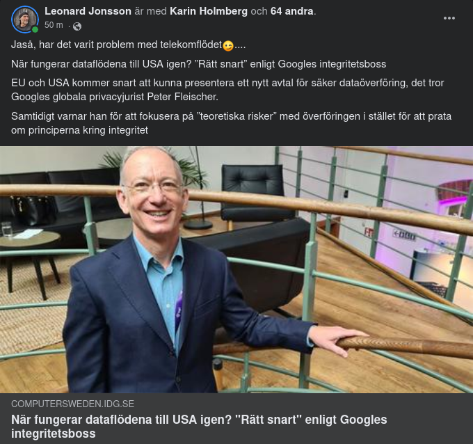 Dataöverföring & Avtal