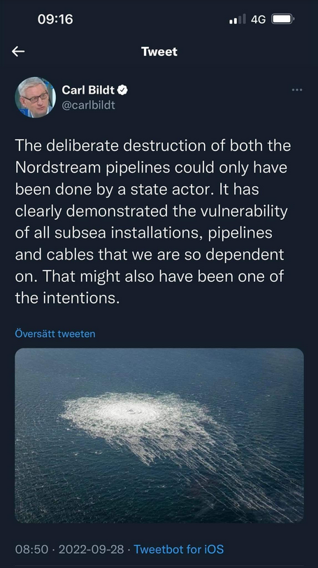 Bildsköne Kalle Om Nord Stream 2 & Statsaktörer