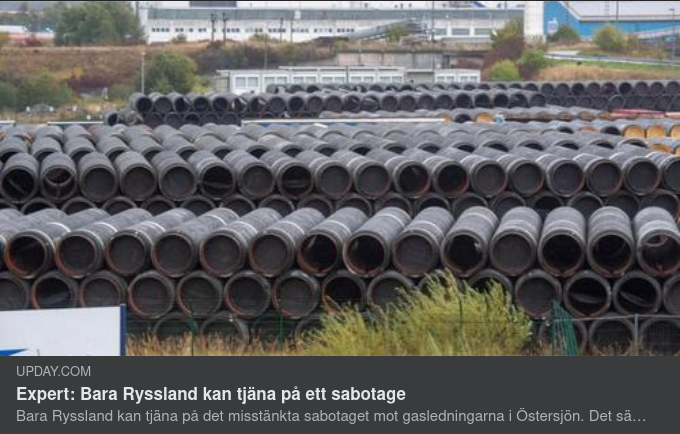 Bara Rysk Sabotageförtjänst Enligt Folkrättsprofessor Klamberg