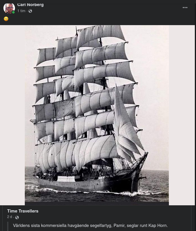 Sista Kommersiella Segelfartyg