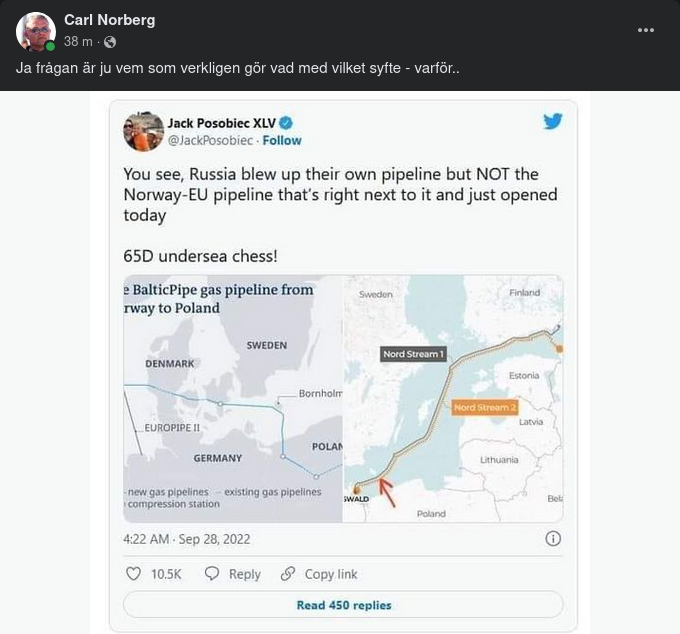 Sprängd & Osprängd Gasledning