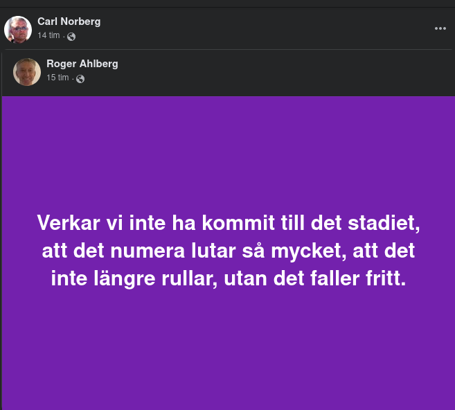 Lutande Rullning & Fritt Fall