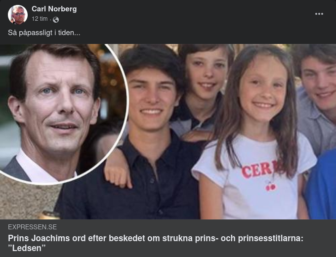 Förlorade Prins & Prinsesstitlar