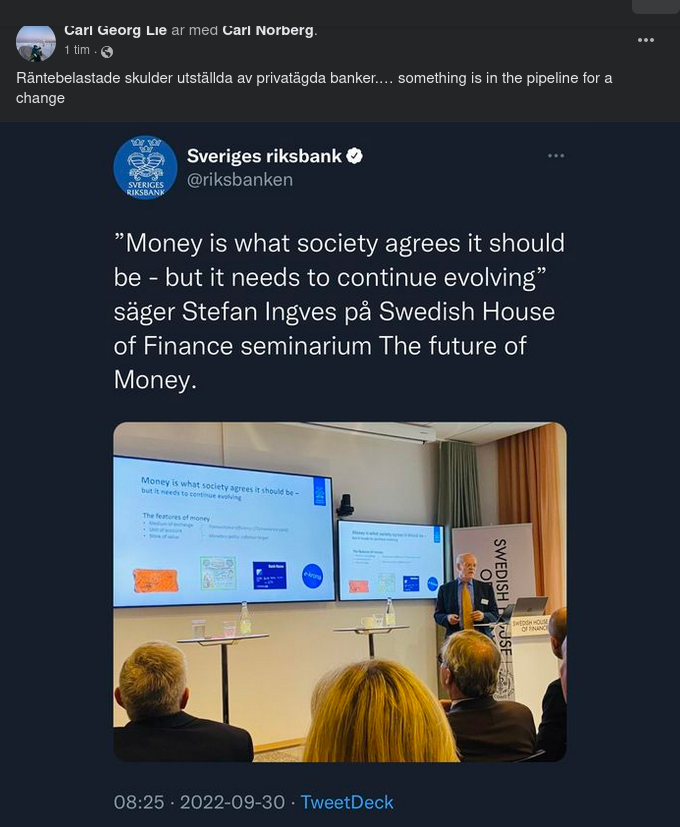 Ingevis Om Pengar & Dess Utveckling