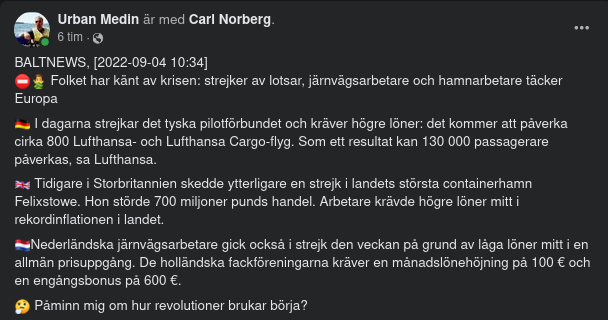 Strejker & Ökad Risk För Massoro