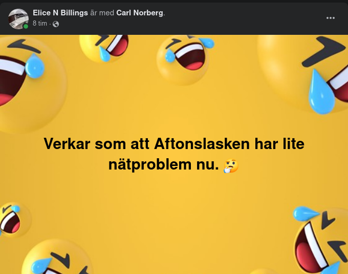 Aftonblaskiga Nätproblem