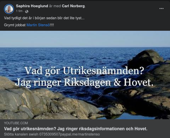 Stensö Ringer & Undrar Vad Utrikesnämnden Gör