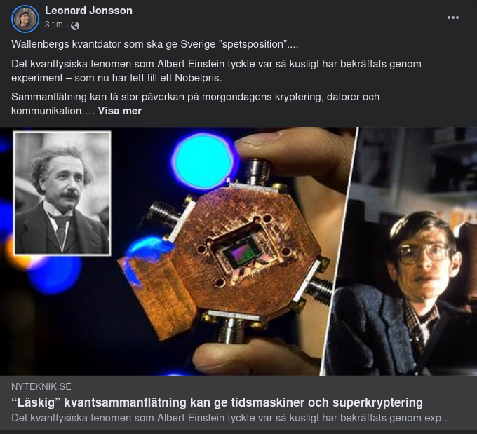 Kvantsammanflätning