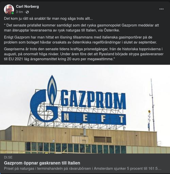 Rätt Så Snabbt Öppnad Gaskran