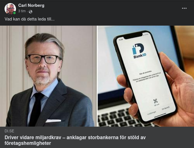 Fortsatt Drivande Av Miljardkrav På Företagshemlighetsstjälande Storbanker