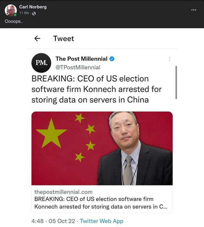 VD Anhållen För Datalagring På Servrar I Kina