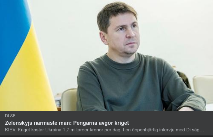 Ukrainakrigsavgörande Pengar