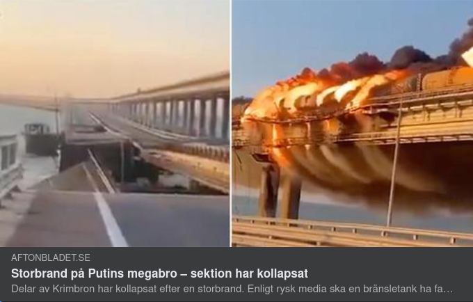 Brand På Krim-Bron