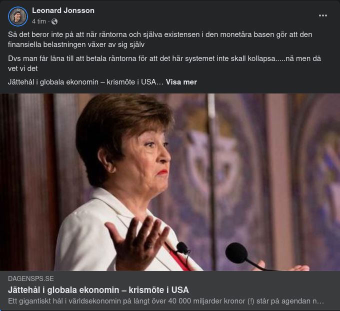 Jättehål I Den Globala Ekonomin