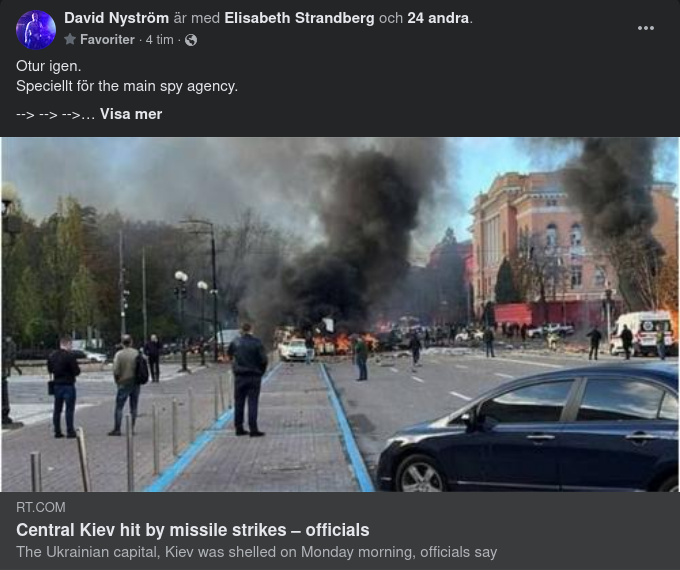 Missiler Träffar SBU:s Huvudkontor I Centrala Kiev
