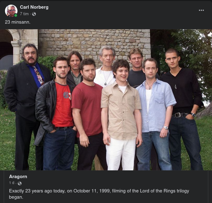 23-Årskalas För Ringfilmstart