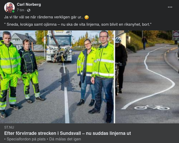 Streckåtgärd I Sundsvall