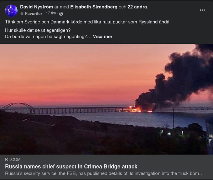 Ryssland Namnger Brosprängningshuvudmisstänka