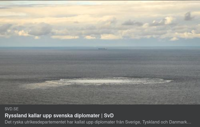 Svenska Diplomater Uppkallade Till Ryska Utrikesdepartementet